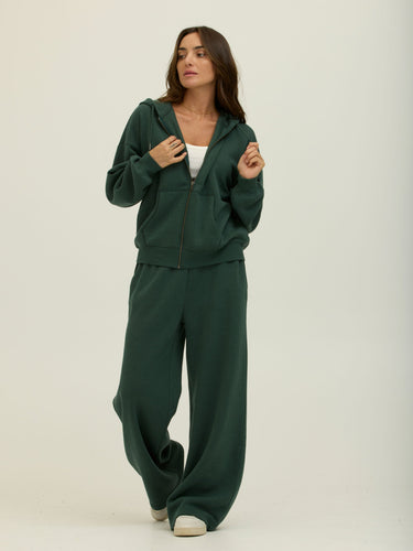 Corissa Triblend Fleece Zip Hoodie Womens Outerwear Sweatshirt Threads 4 Thought 