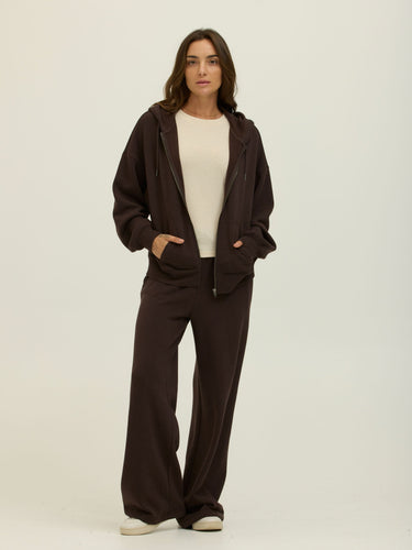 Corissa Triblend Fleece Zip Hoodie Womens Outerwear Sweatshirt Threads 4 Thought 