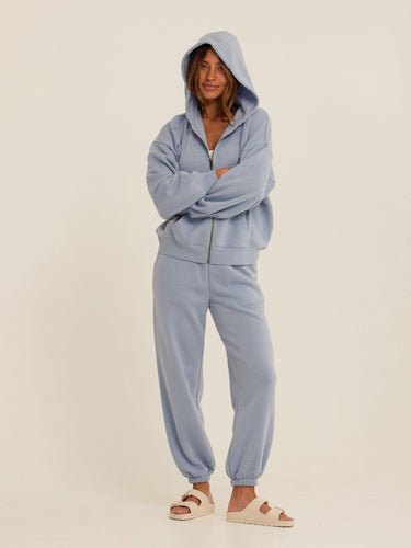 Corissa Triblend Fleece Zip Hoodie Womens Outerwear Sweatshirt Threads 4 Thought 