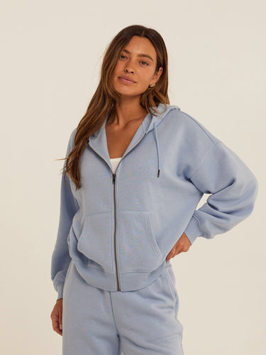 Corissa Triblend Fleece Zip Hoodie Womens Outerwear Sweatshirt Threads 4 Thought 