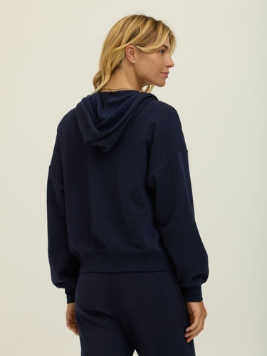Corissa Triblend Fleece Zip Hoodie Womens Outerwear Sweatshirt Threads 4 Thought 