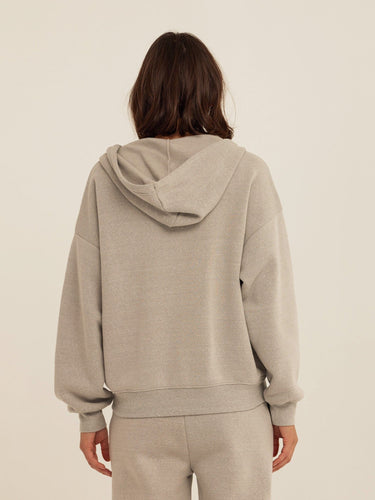 Corissa Triblend Fleece Zip Hoodie Womens Outerwear Sweatshirt Threads 4 Thought 
