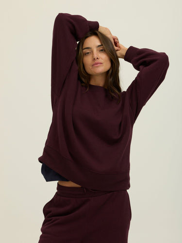 Blaise Triblend Fleece Pullover Womens Outerwear Sweatshirt Threads 4 Thought 