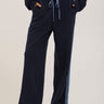 Tierney Cotton Terry Contrast Wide Leg Pant Womens Bottoms Pants Threads 4 Thought 