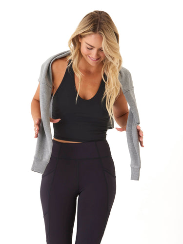 Rita Pocket High Rise 7/8 Sport Legging 24" Womens Bottoms Leggings Threads 4 Thought 