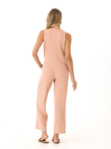 Livvie Smocked Jersey Jumpsuit Womens Rompers Threads 4 Thought 