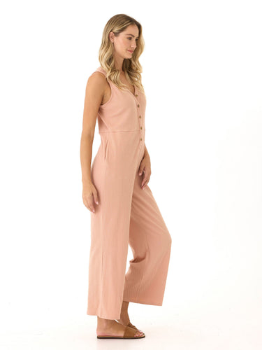 Livvie Smocked Jersey Jumpsuit Womens Rompers Threads 4 Thought 