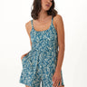 Tansie Micro Bloom Print Luxe Jersey Romper Threads 4 Thought 