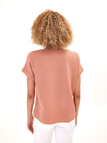 Celia Gauze Top Womens Tops Short Threads 4 Thought 
