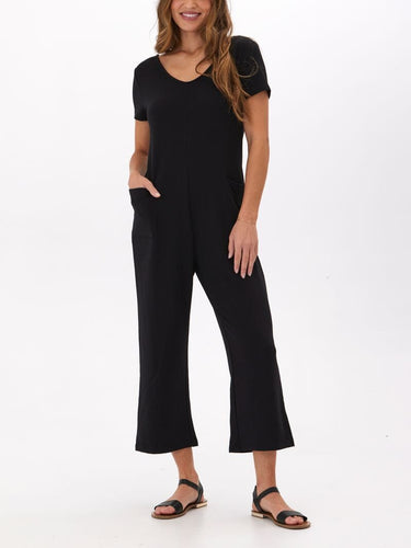 Rainey Modal Terry Short Sleeve Jumpsuit Threads 4 Thought 