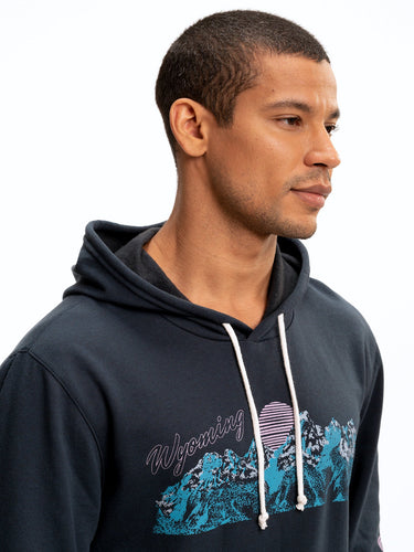 Grand Teton Graphic Pullover Hoodie Mens Outerwear Sweatshirt Threads 4 Thought 