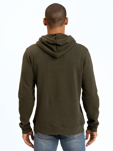 Sunrise Embroidered Pullover Hoodie Mens Outerwear Sweatshirt Threads 4 Thought 