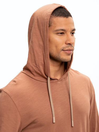 Slub Jersey Pullover Hoodie Mens Outerwear Sweatshirt Threads 4 Thought 