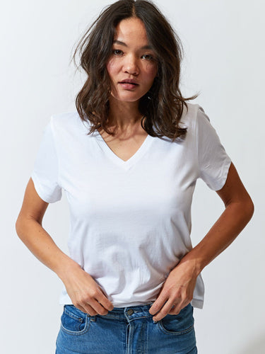 Women’s Invincible V-Neck Tee Womens Tops Tee Threads 4 Thought