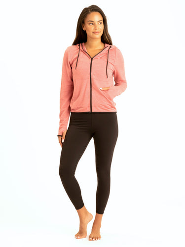 Sybil FeatherLoop Athleisure Jacket Womens Outerwear Sweatshirt Threads 4 Thought 