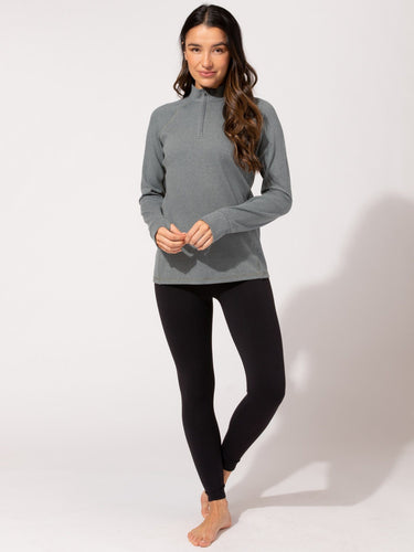 Belinda Luxe Fleece 1/4-Zip Jacket Womens Outerwear Sweatshirt Threads 4 Thought 