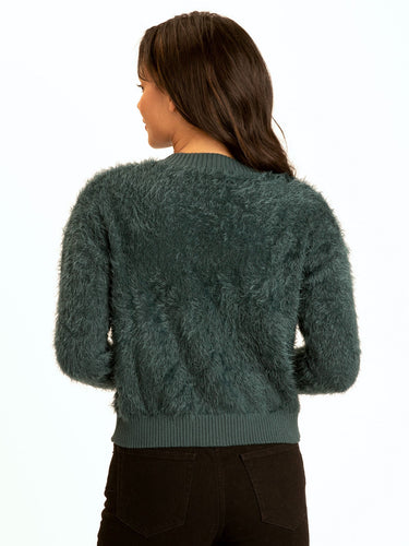 Jessa Crop Cardigan Womens Outerwear Sweater Threads 4 Thought 