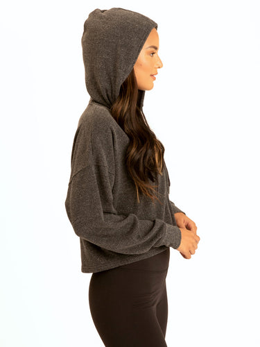 Venetia Crop Hoodie Womens Outerwear Sweatshirt Threads 4 Thought 